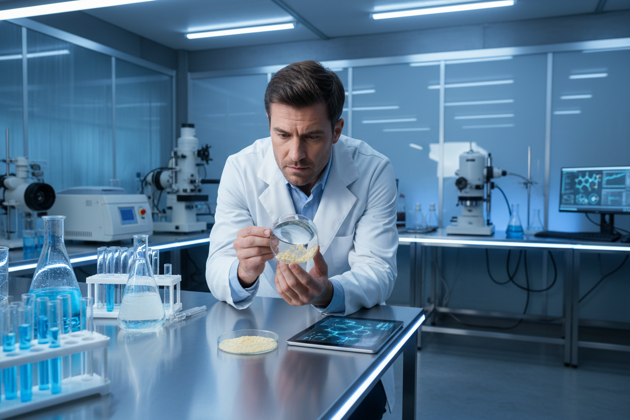 man in a laboratory setting
