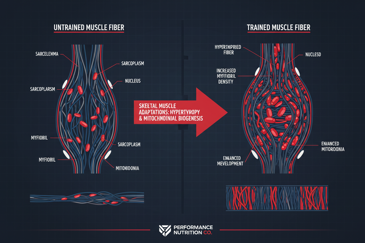 skeletal muscle adaptation diagram