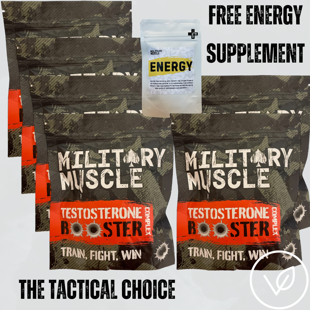 Military Muscle Natural T-Booster Super Six Month Performance Package