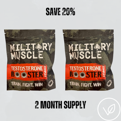 Military Muscle Natural T-Booster - 2 Month Supply