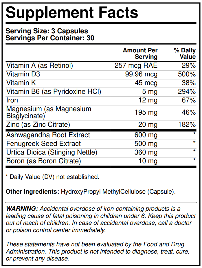 Military Muscle Alpha Vit Complex