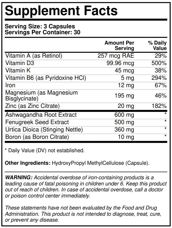 Military Muscle Alpha Vit Complex